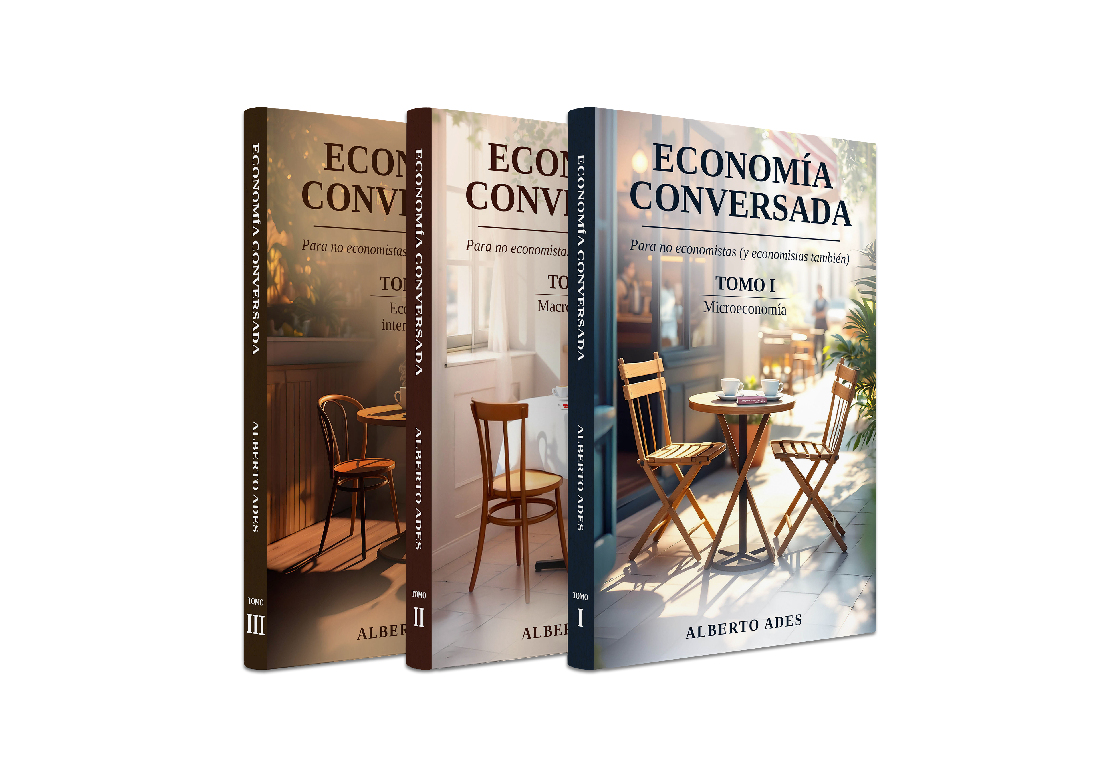 Los tres tomos de Economía Conversada